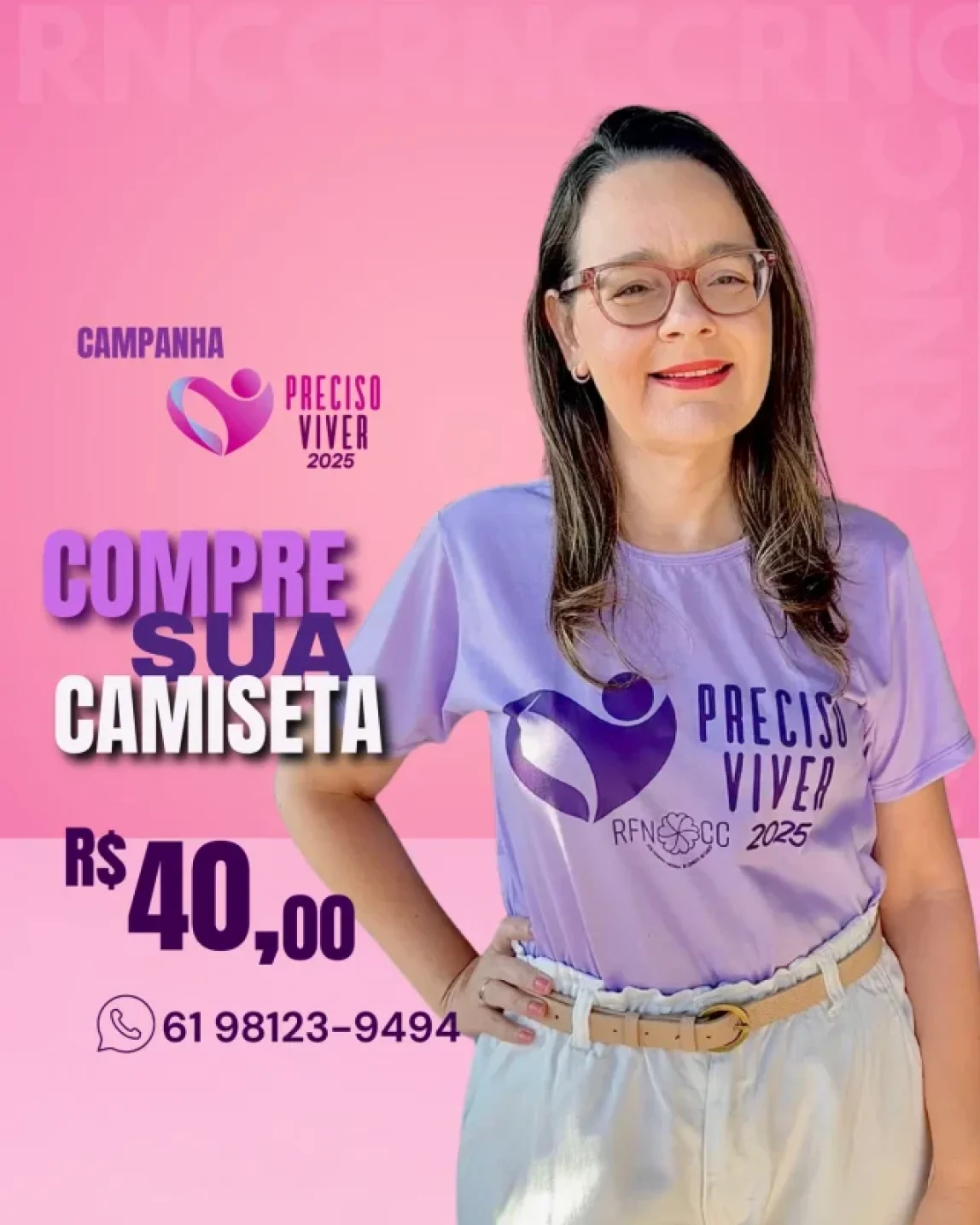 CAMISETA PRECISO VIVER